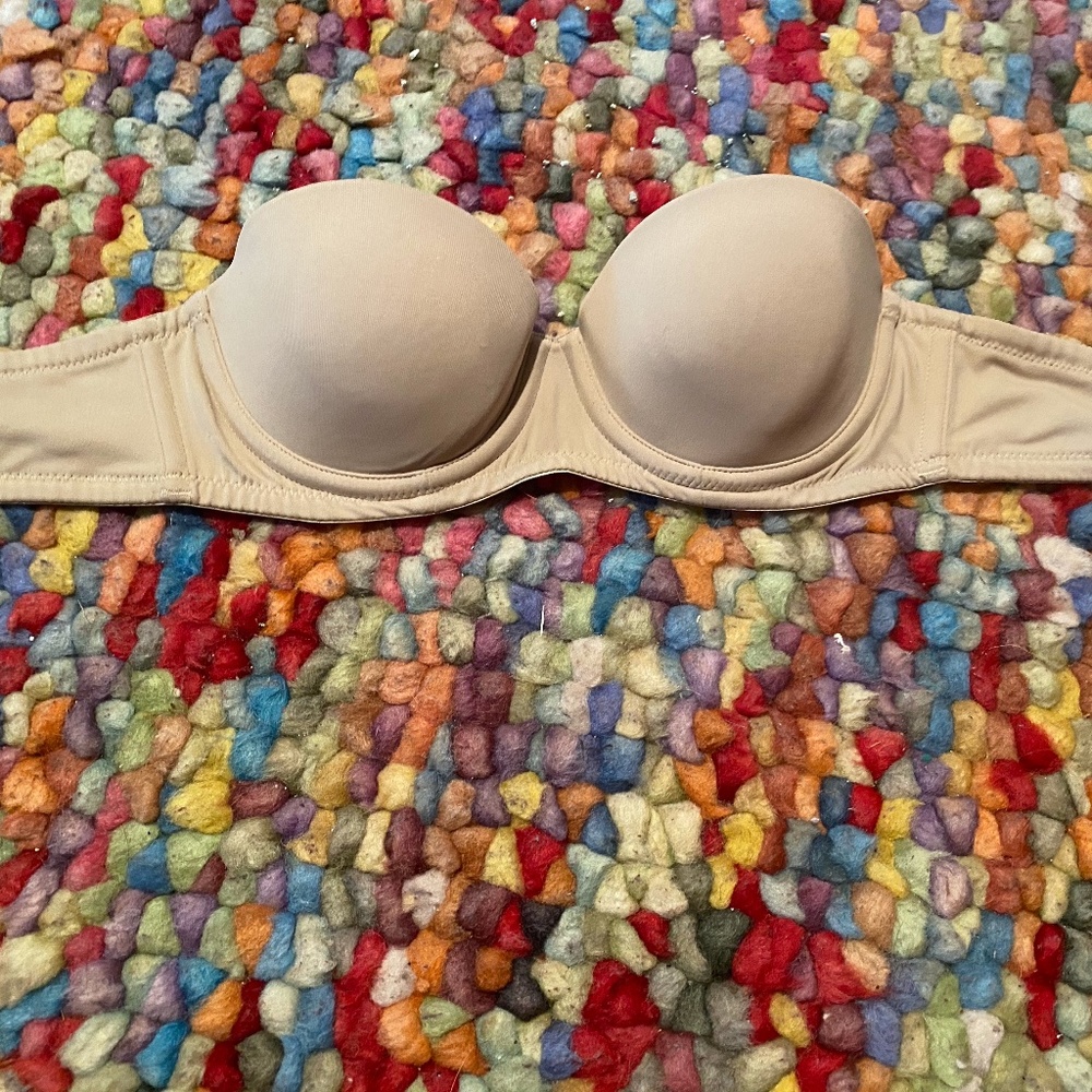 Hanes Nude Strapless Bra